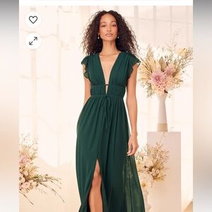 Lulus I’m All Yours Ruffled Maxi